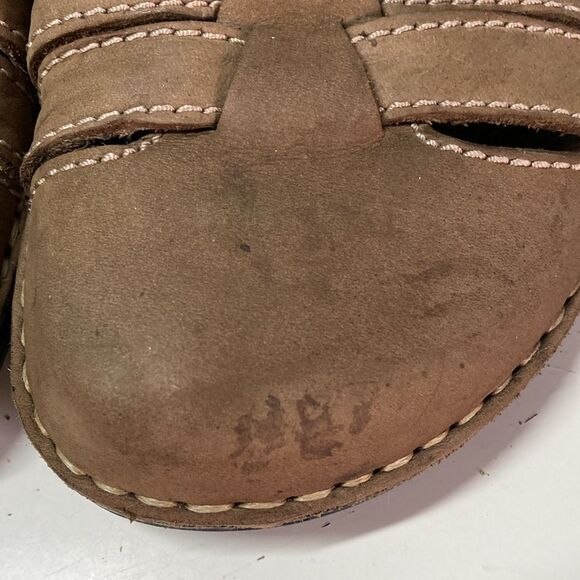 Birkenstock Footprints Classic Fisherman Sandal 41 Men 8 Women 10 Brown Leather main image 11
